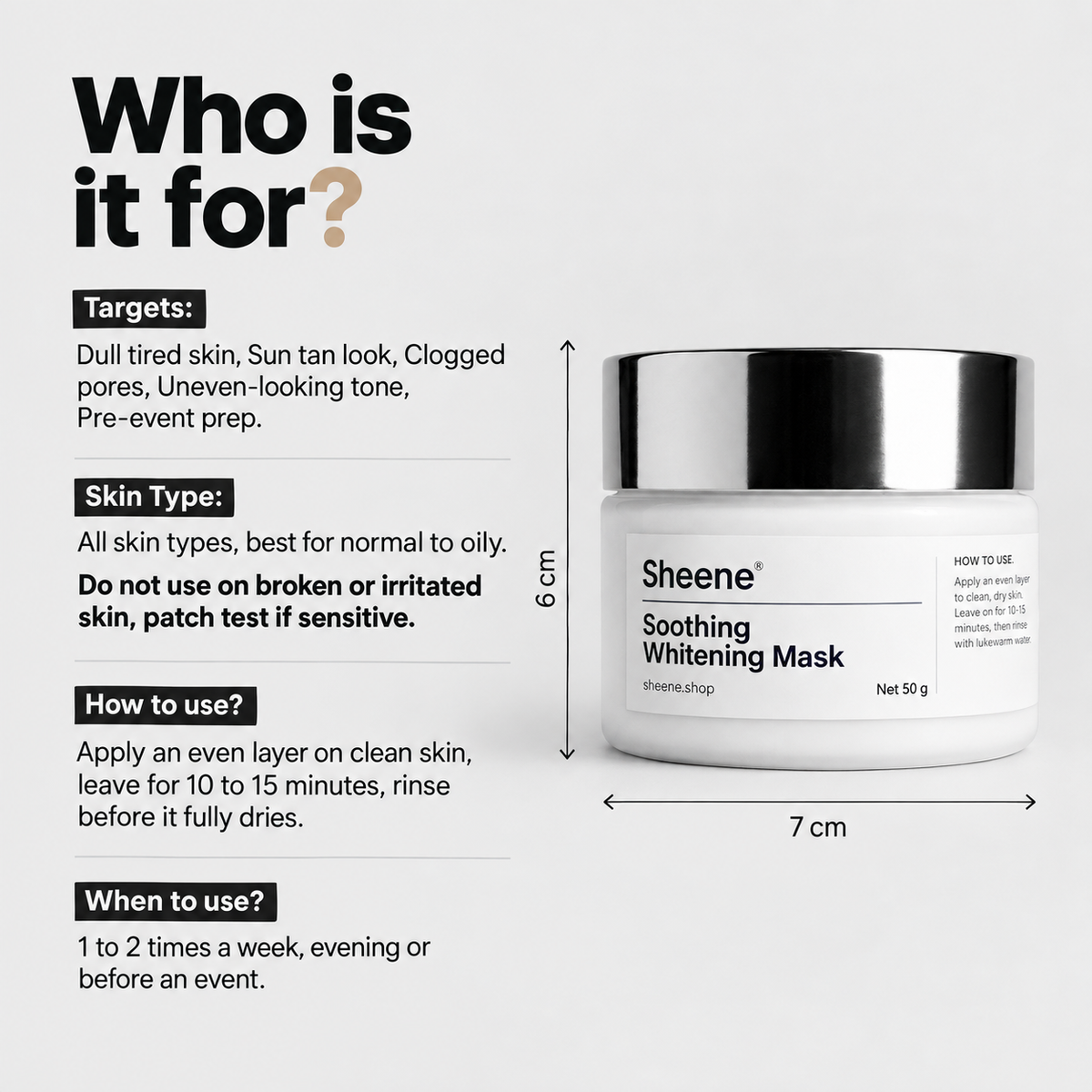 Whitening Clay Mask