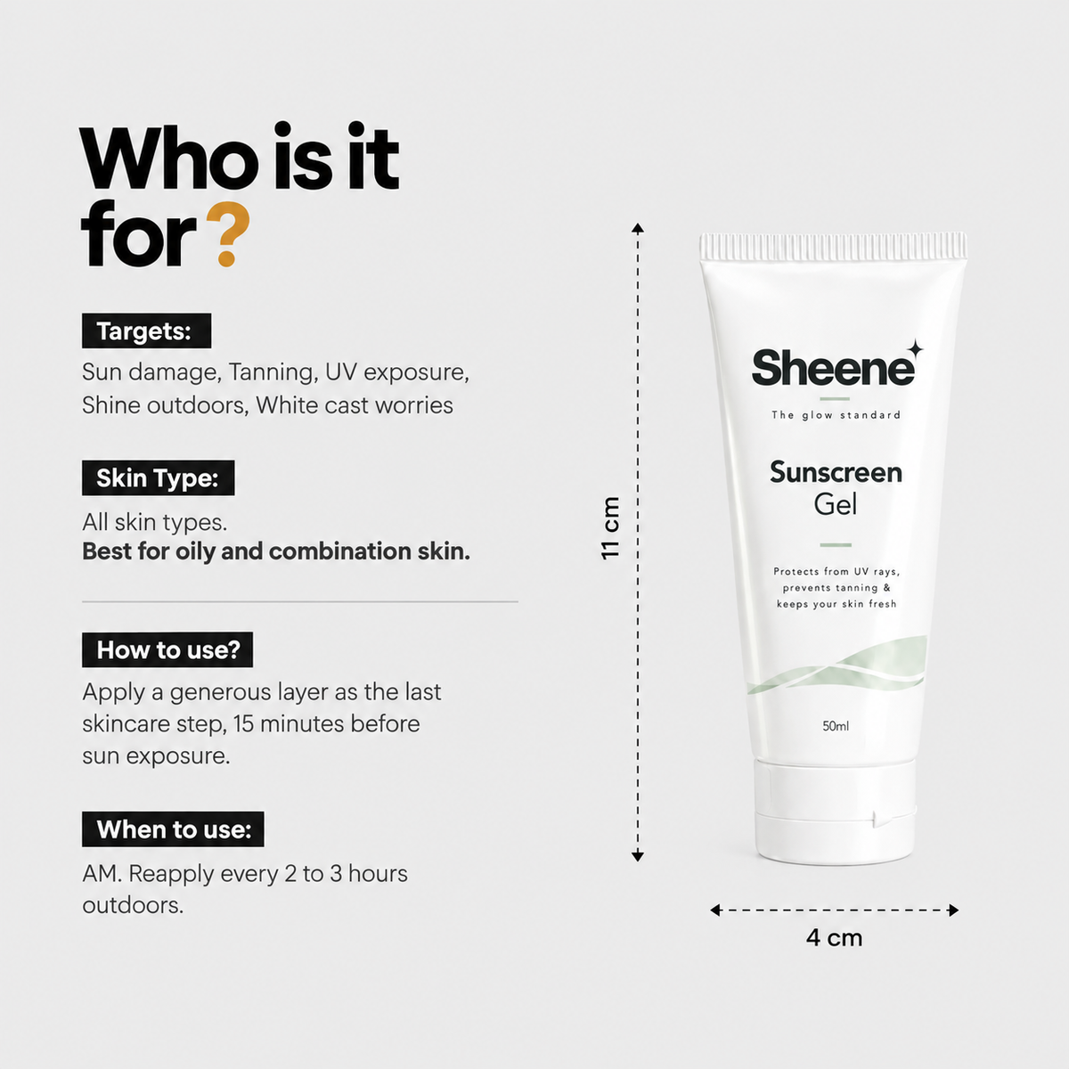 Sunscreen Gel