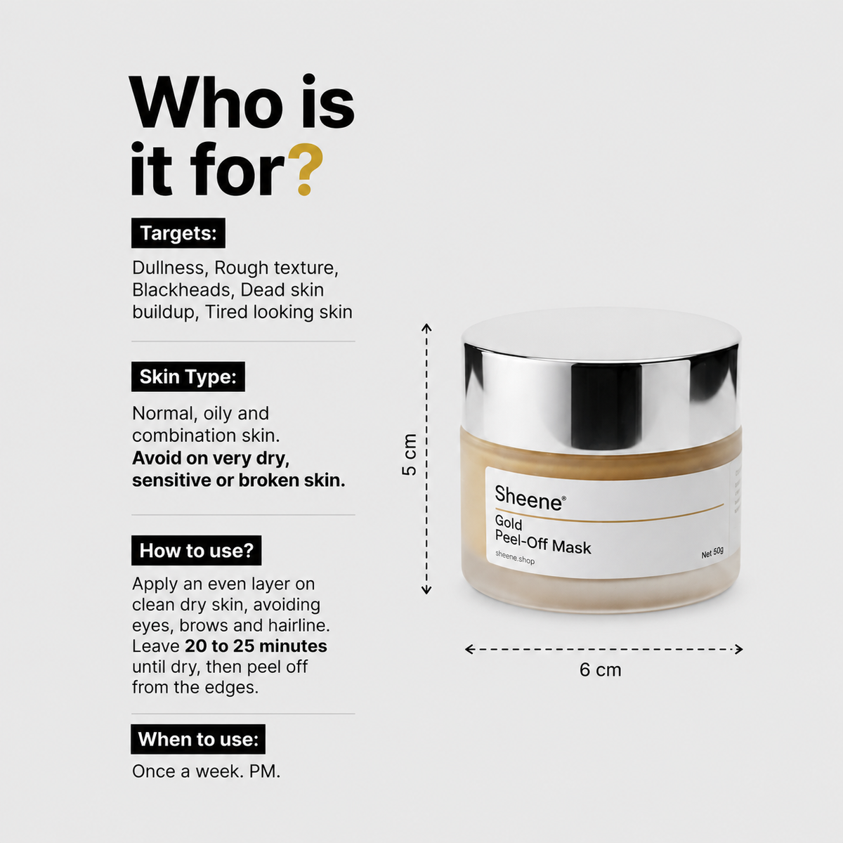 Gold Peel-Off Mask