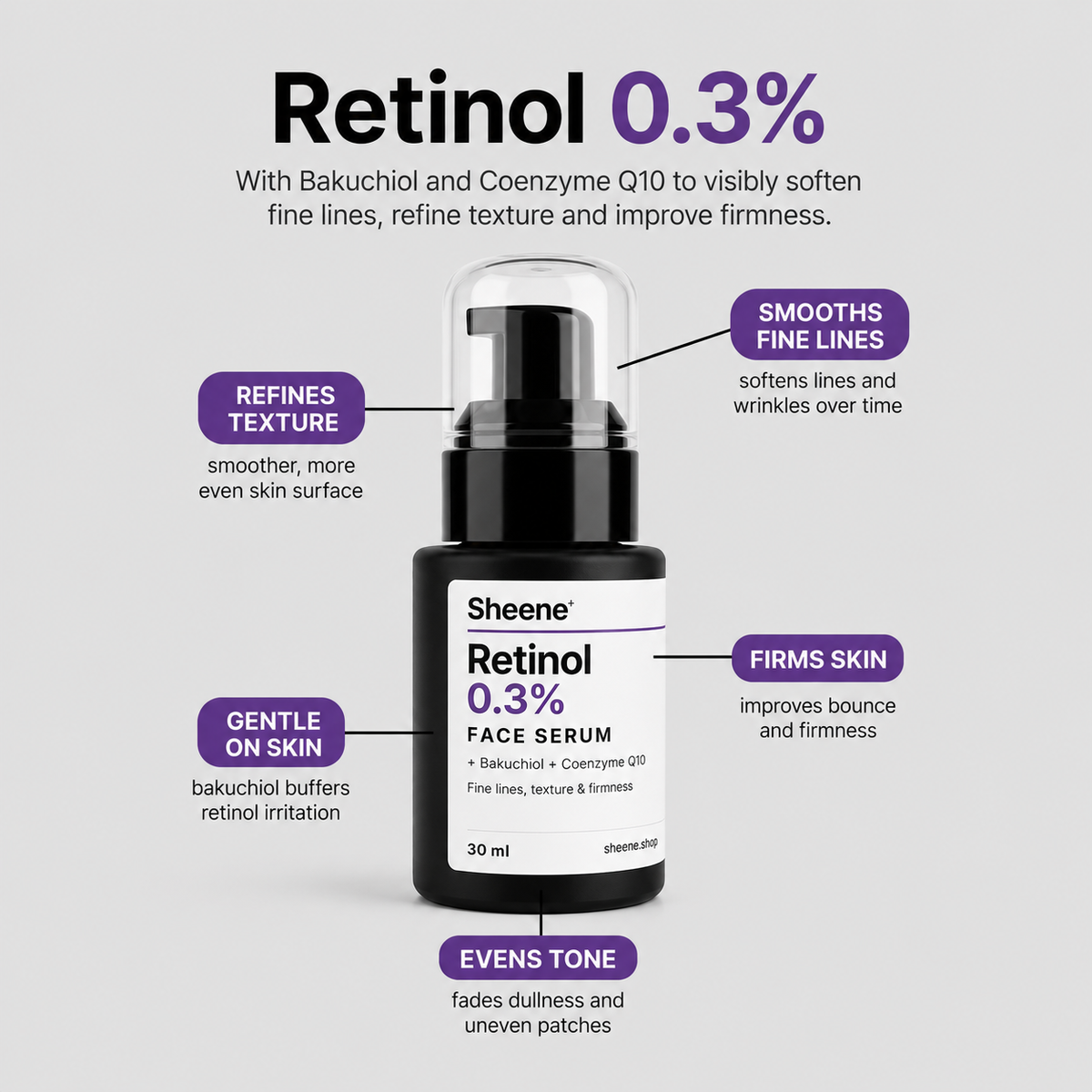 Retinol 0.3% Face Serum