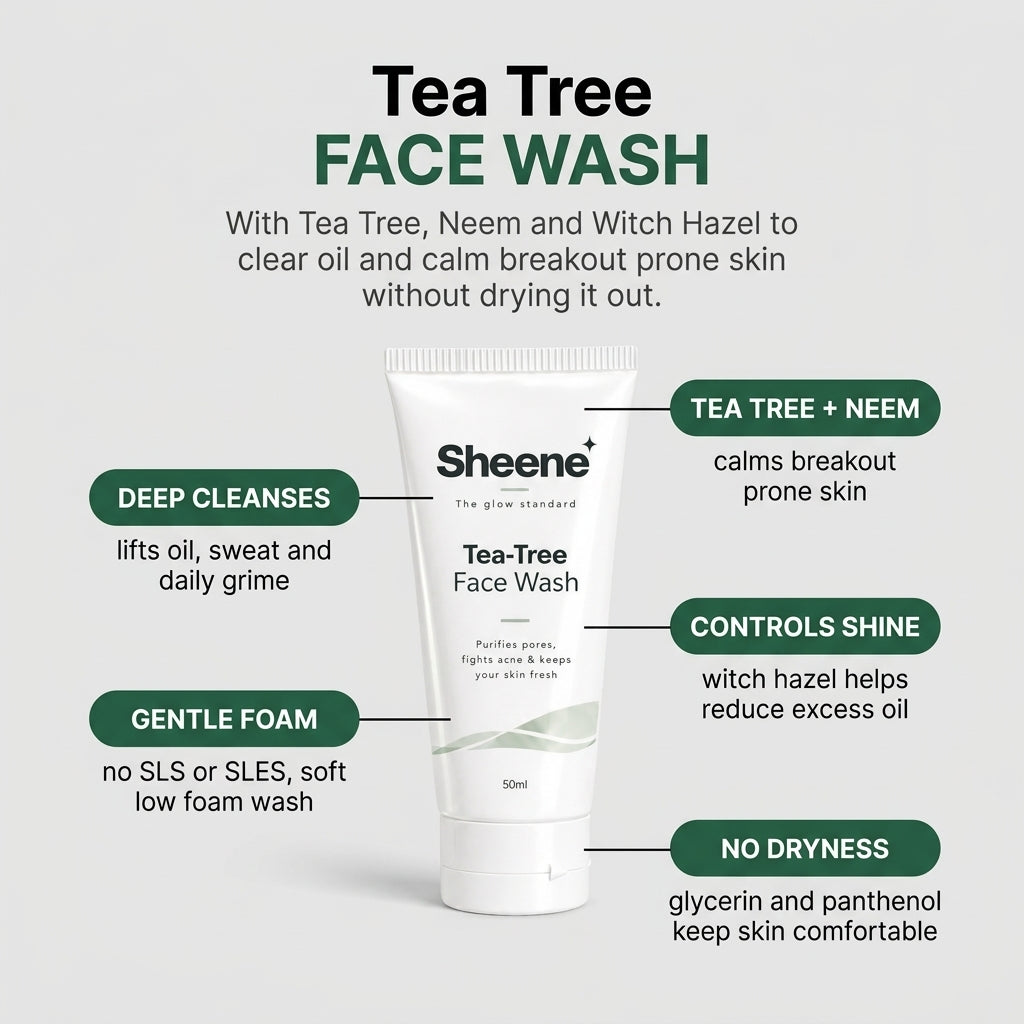 Tea Tree + Neem Face Wash
